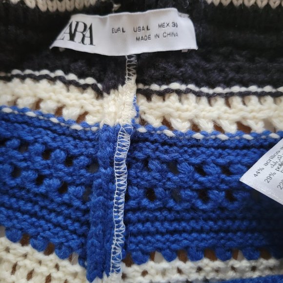 Zara multi-color crochet pants - Picture 3 of 5